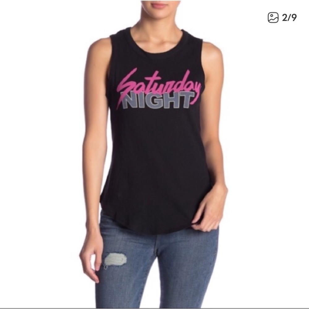 Chaser Saturday Night Tank Top Small